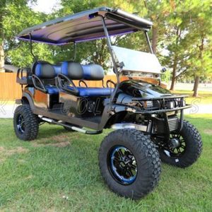 4 seater golf cart with gas or electric power for sale