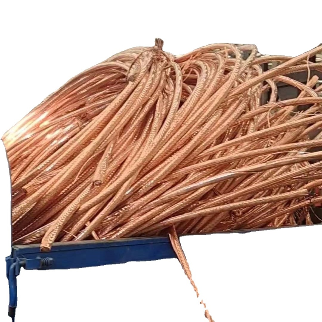 Factory Supply 99.99 Purity Bare Insulation Copper Cable Wire Copper Scrap For Sale Price per Kg Ton