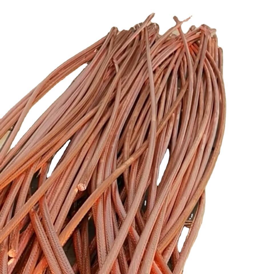 Factory Supply 99.99 Purity Bare Insulation Copper Cable Wire Copper Scrap For Sale Price per Kg Ton