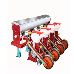 Made Corn Pneumatic Planter Tractor 4 Rows Corn Vacuum Planter With Fertiliser Hopper Cheap Price