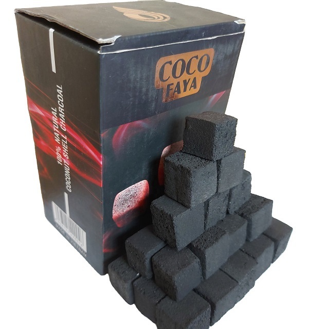 Low Moisture Hardness Hookah Carbon Easy to Use Black Coco Charcoal for Shisha COCONUT SHELL Machine-made Charcoal Round