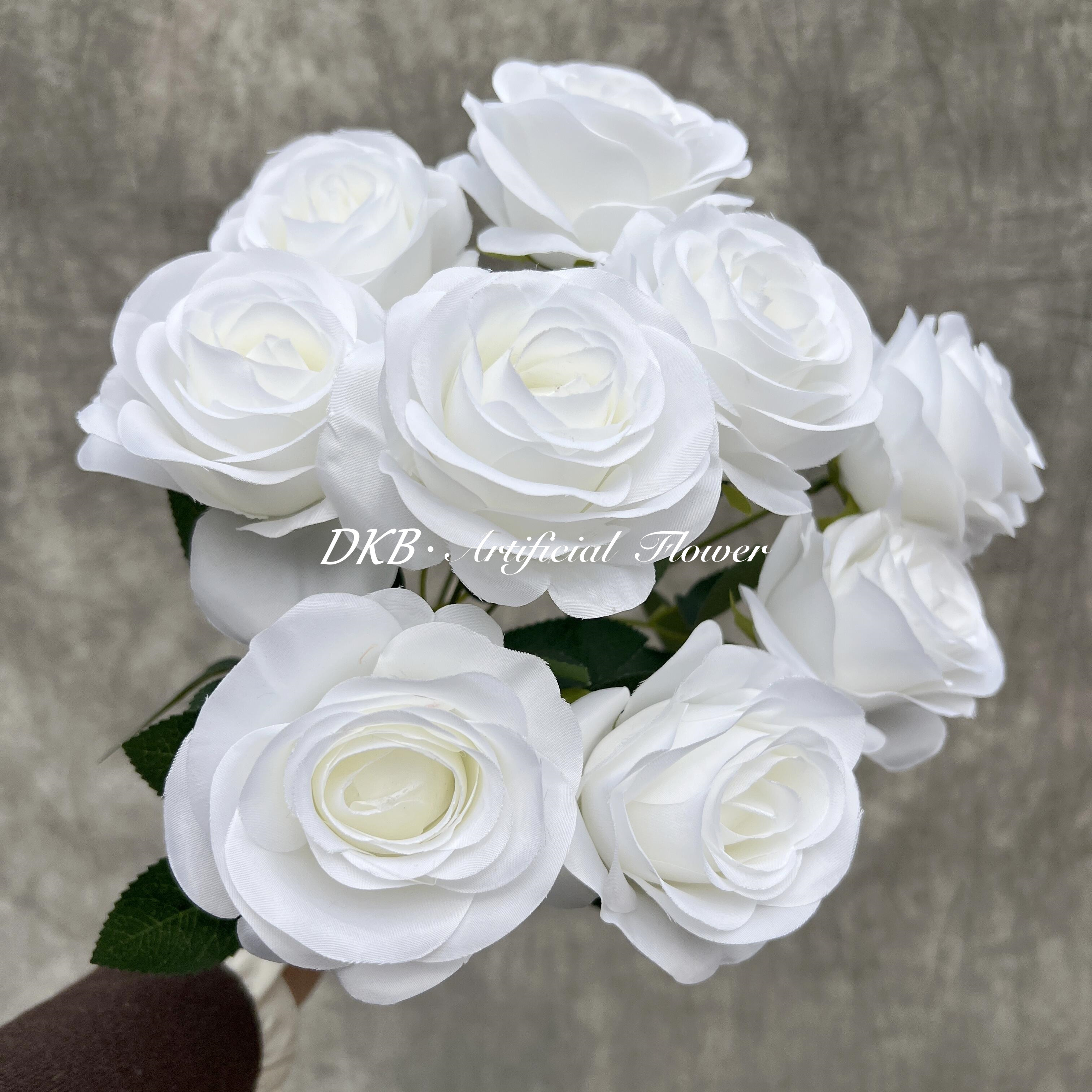 DKB artificial flowers factory Wholesale Mother's Day Valentine's Day gifts in stock bouquet flower wedding bridal roses