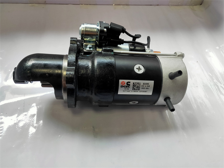 Original Dongfeng DCEC 6BT diesel engine 10 teeth 24V 6KW starter motor 5271460 QDJ2725