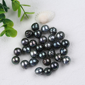 10-11mm Black High Quality Loose Tahiti Pearls Bead For Jewelry Making