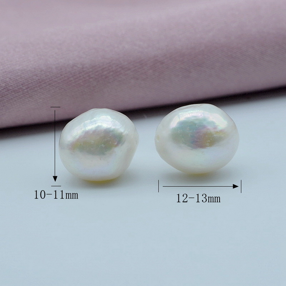 Hot sale baroque shape natural freshwaterwater pearl earrings women