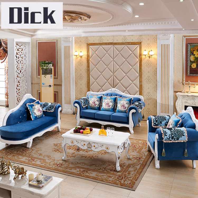 European royal style fabric living room sofa