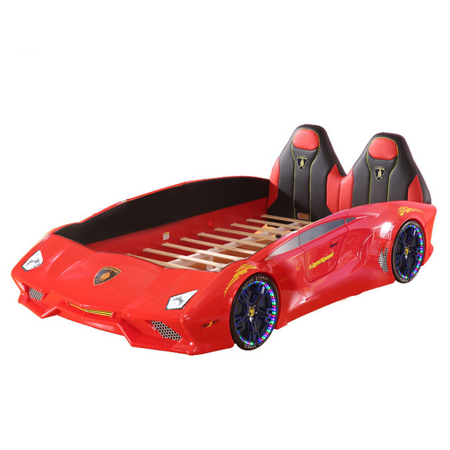 Original design car bed with light race car bed for kids