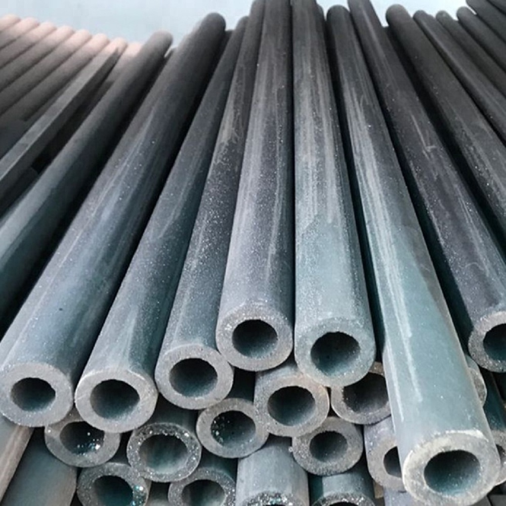 Factory Price High Strength Black Reaction Sintered Silicon Carbide SiC Tube