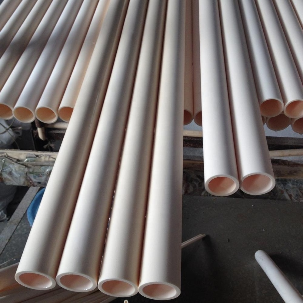 Dkjl Thermocouple Protection 99% Al2o3 Alumina Ceramic Tube / Pipe