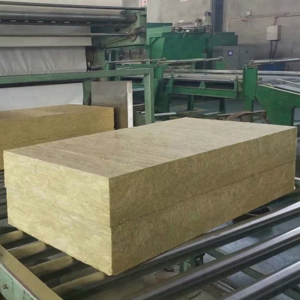 High quality 200kg / m3 fire insulation rock wool