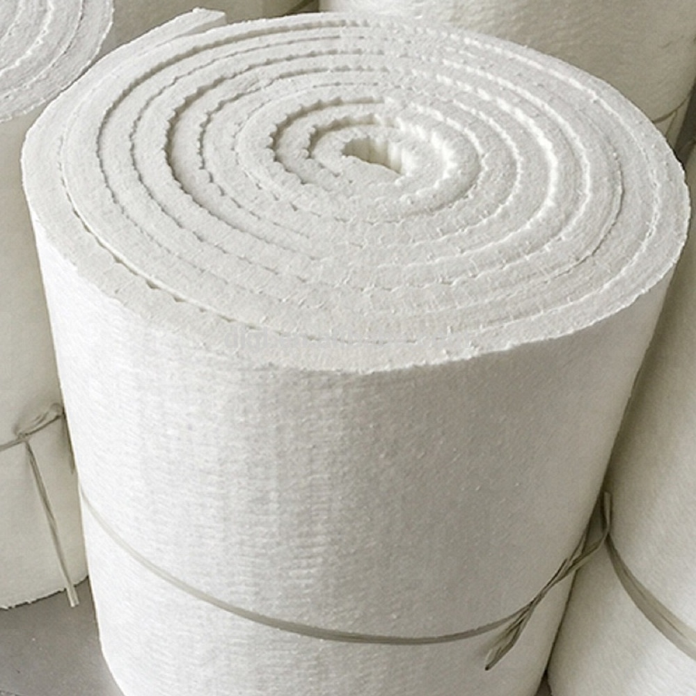 128kg / m3 1400 Thermal Insulating Ceramic Fiber Blanket for Heating Furnace