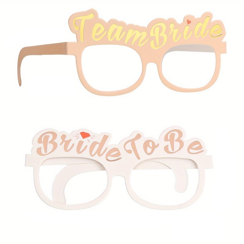 Bride to Be Glasses Bachelorette Party Decorations Favors Bridal Shower Supplies Wedding Shower Bride to Be Gifts Accessories