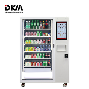 DKM digital smart touch screen food drink snack combo vending lift elevator system conveyor belt vending machine