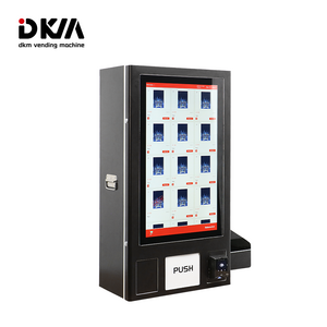 DKM wall mounted condom cbd cigarette debit credit card payment vending machine with id age verification