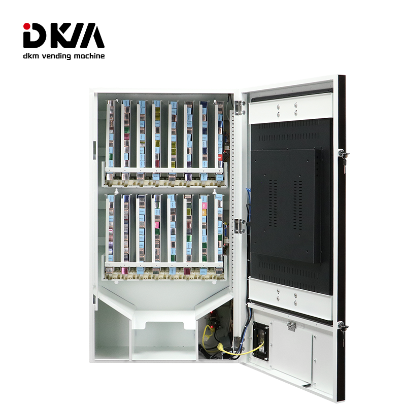 DKM New Design Mini Wall mounted Touch Screen Lash Shampoo Film Packages Machine age Verification Vending Machine