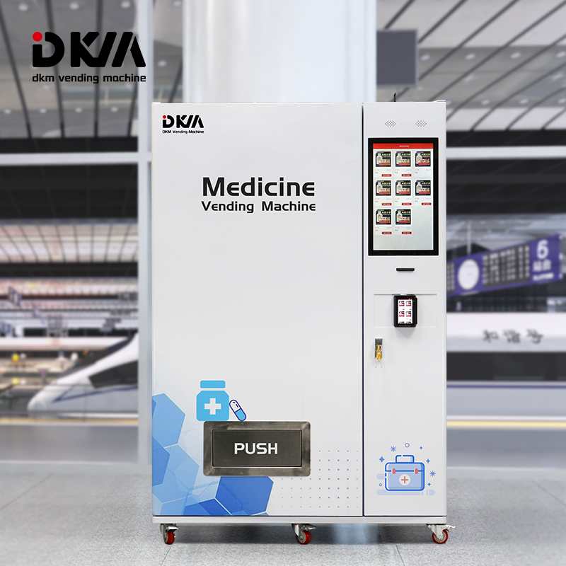 DKM Factory Direct Sale Push Box Pharmacy Credit Card Kiosk Smart Medicine Vending Machine