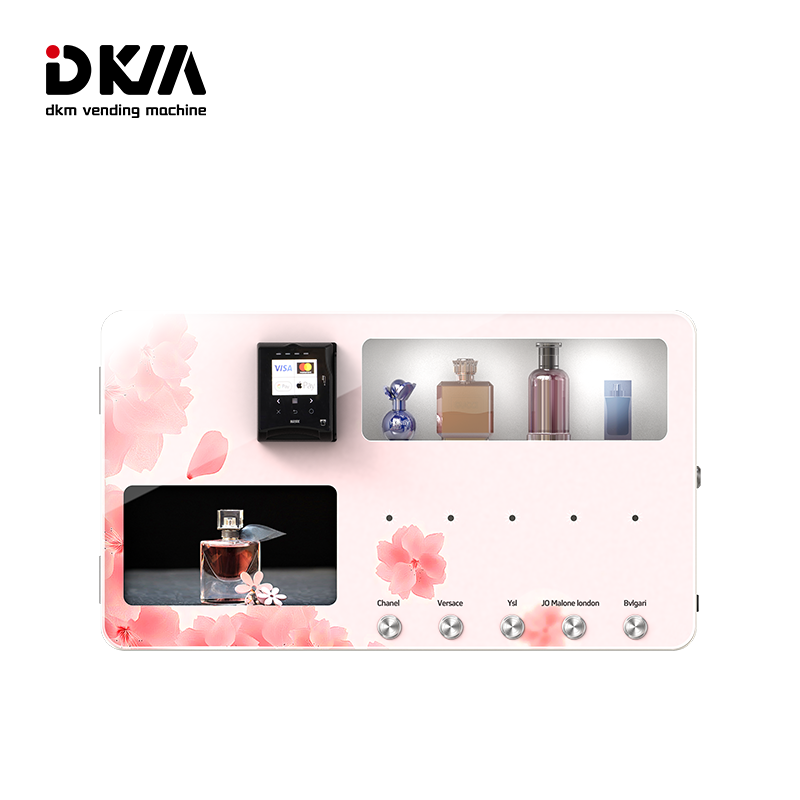 DKM Automatic Custom Wall Mount Small Mini Smart Vendor Machine Perfume Spray Vending Machine