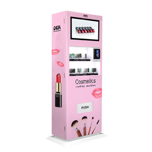 Dkmvending touch screen card reader perfume pink hair nail art eyelash lash makeup cosmetics beauty product vending machine