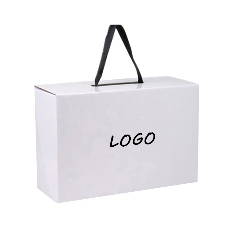 Free sample cheap folding mini shoe handbag clothing packaging storage case box dimensions wholesale custom shoes packaging box