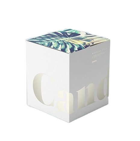 Custom Luxury Black Gift Paper Scent Candle Boxes Packaging Luxury Packing Candle Packaging Box For Candle  jar