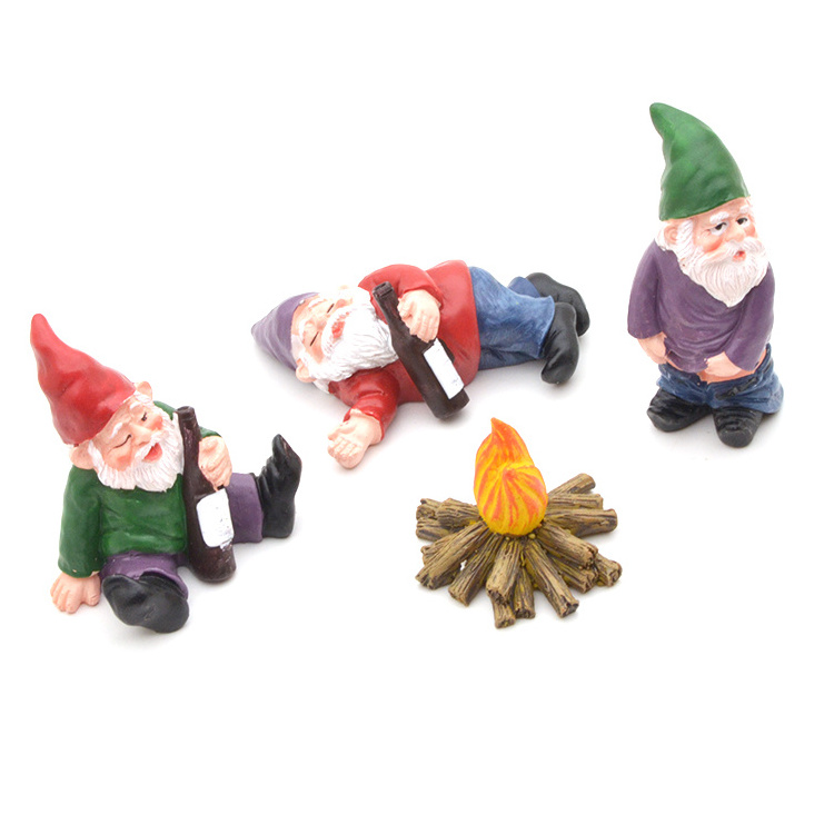 garden easter valentines miniature doll little figurine ornament nordic small gnome figurines