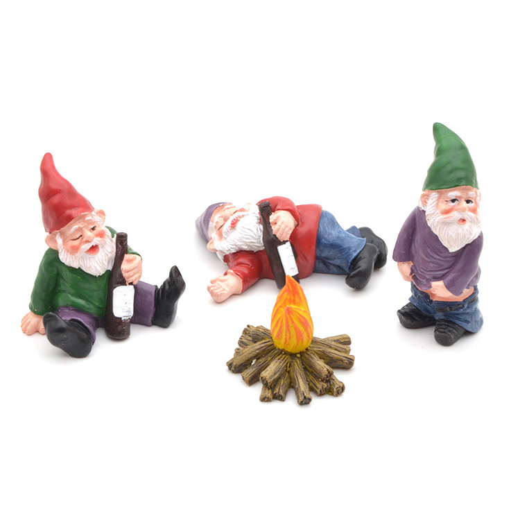 garden easter valentines miniature doll little figurine ornament nordic small gnome figurines