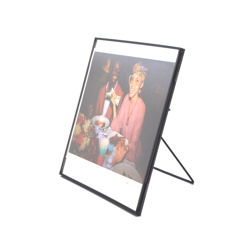 4x6 5x7 6x8  gold  high quality vintage multi photo glass picture frames silver black bulk 8x10 frame