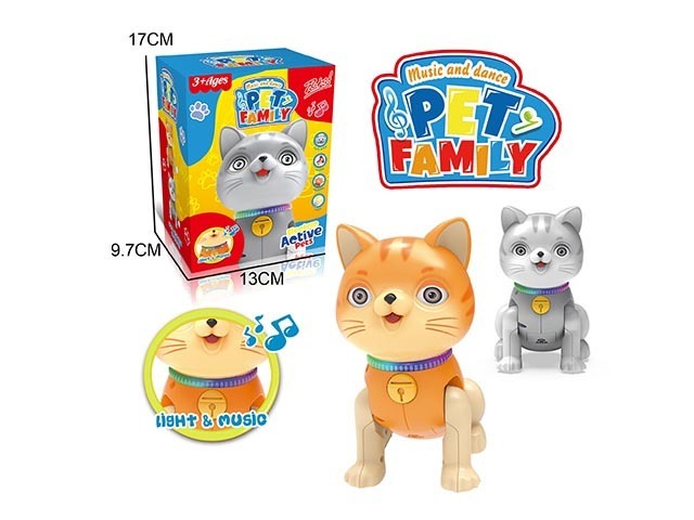 Child Puzzle Education Funny Gift Toys B/O Electric Cute Pet Animal Toys Duck Cat Rabbit Toys With Light And Music For Kids