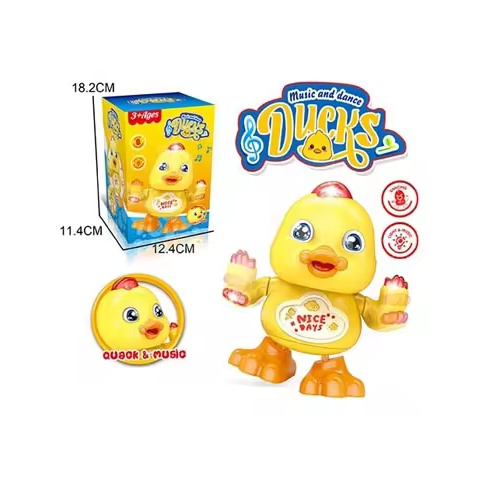 Child Puzzle Education Funny Gift Toys B/O Electric Cute Pet Animal Toys Duck Cat Rabbit Toys With Light And Music For Kids