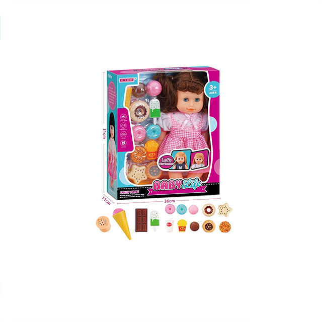 Pretend Playing Toys Kids Fun Game Toys Doll With Pet Caring Kit