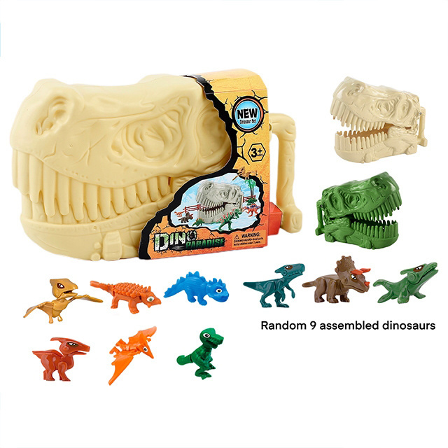 ' Dinosaur storage box set Denko Toy Fun Game Dinosaur Storage With 10 Mini Dinosaur