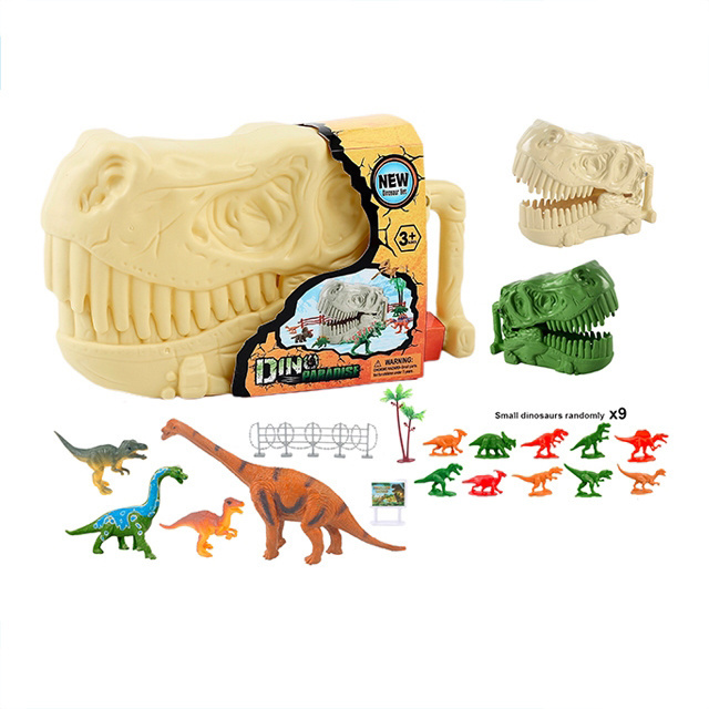 ' Dinosaur storage box set Denko Toy Fun Game Dinosaur Storage With 10 Mini Dinosaur