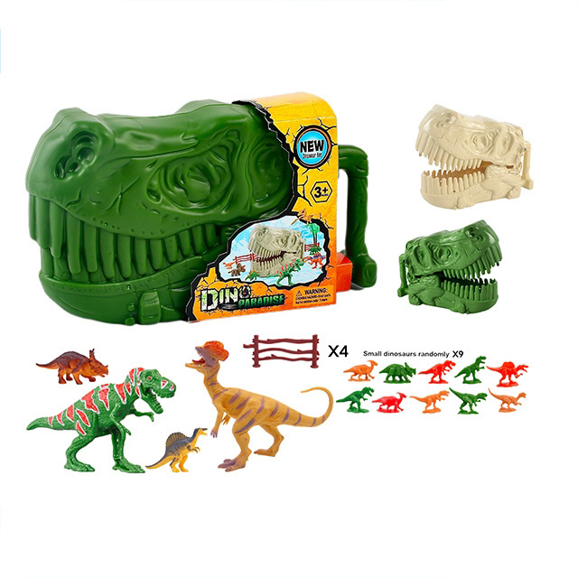 ' Dinosaur storage box set Denko Toy Fun Game Dinosaur Storage With 10 Mini Dinosaur