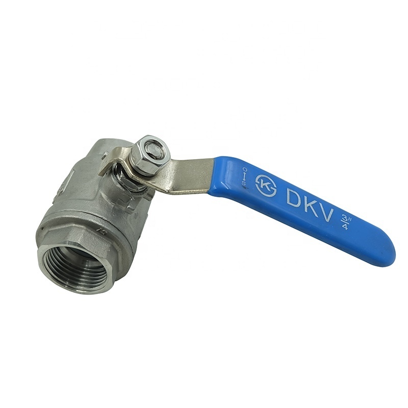 DKV stainless steel Ball Valve Threaded Ends 1000WOG SS304 2pc Full Bore Ball Valve BSP NPT Female ball valve supplier