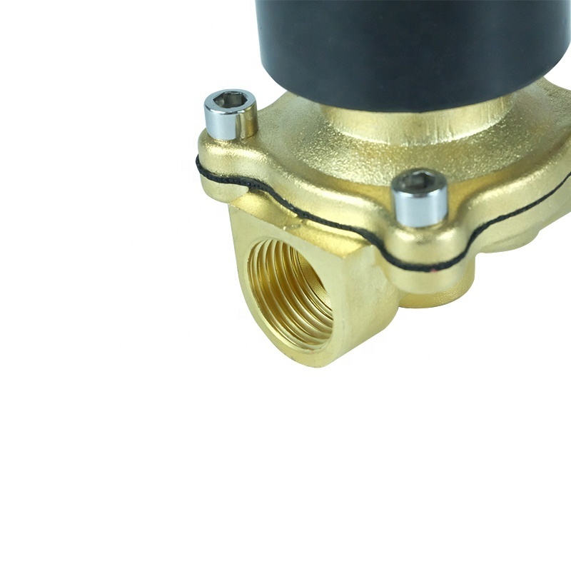 DKV 2W Brass Solenoid Valve 12VDC Normally close solenoid valve NPT direst acting water solenoid valve