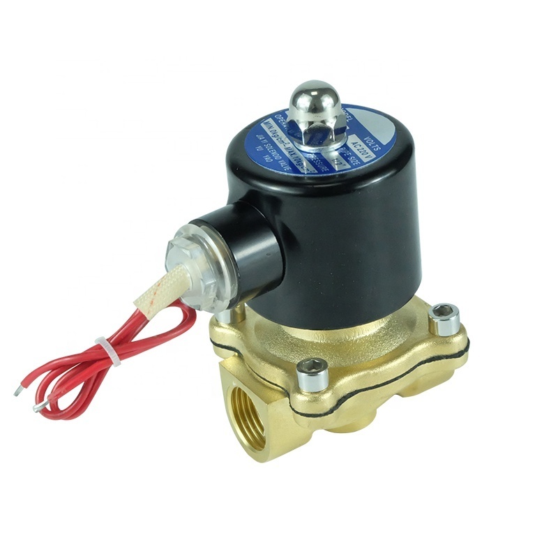 DKV 2W Brass Solenoid Valve 12VDC Normally close solenoid valve NPT direst acting water solenoid valve