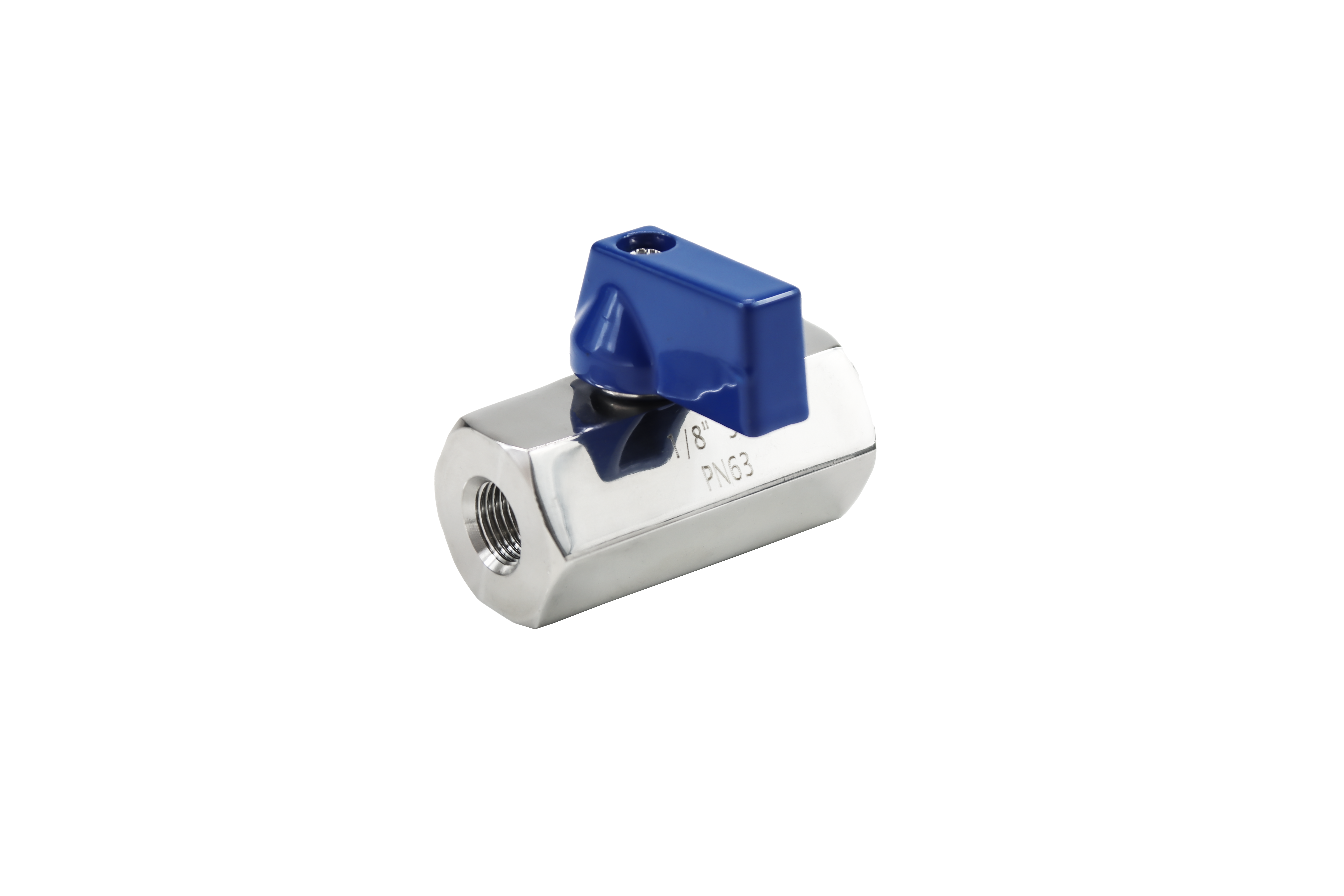 DKV mini ball valve  PN63 1000psi Stainless Steel mini ball valve 304 316 Threaded End Mini Ball Valve High Pressure BSP NPT