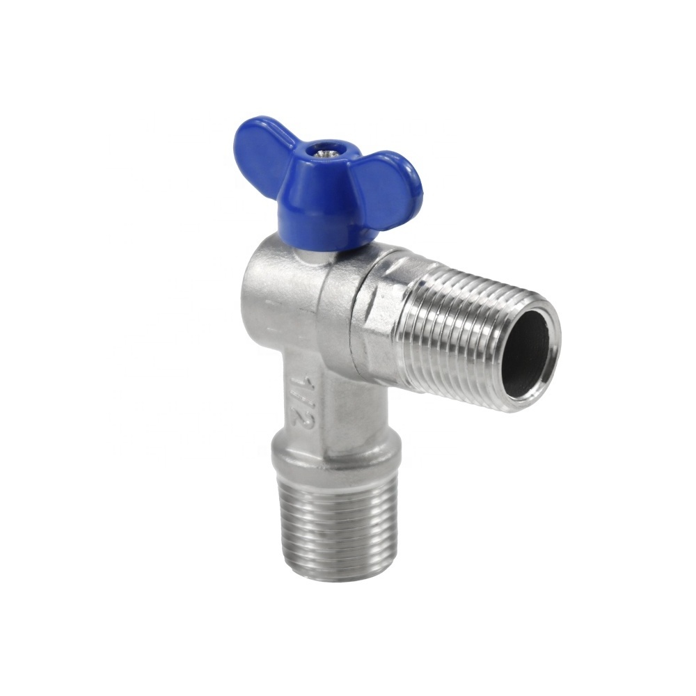 DKV Ball core gas triangle valve stainless steel mini pagoda ball valve water high flow 1/2