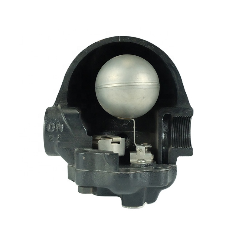 DKV FT14H Floating Ball Steam Trap valve Cast Iron lever type threaded Drain Ball Float Steam Trap Valves DN15-DN50