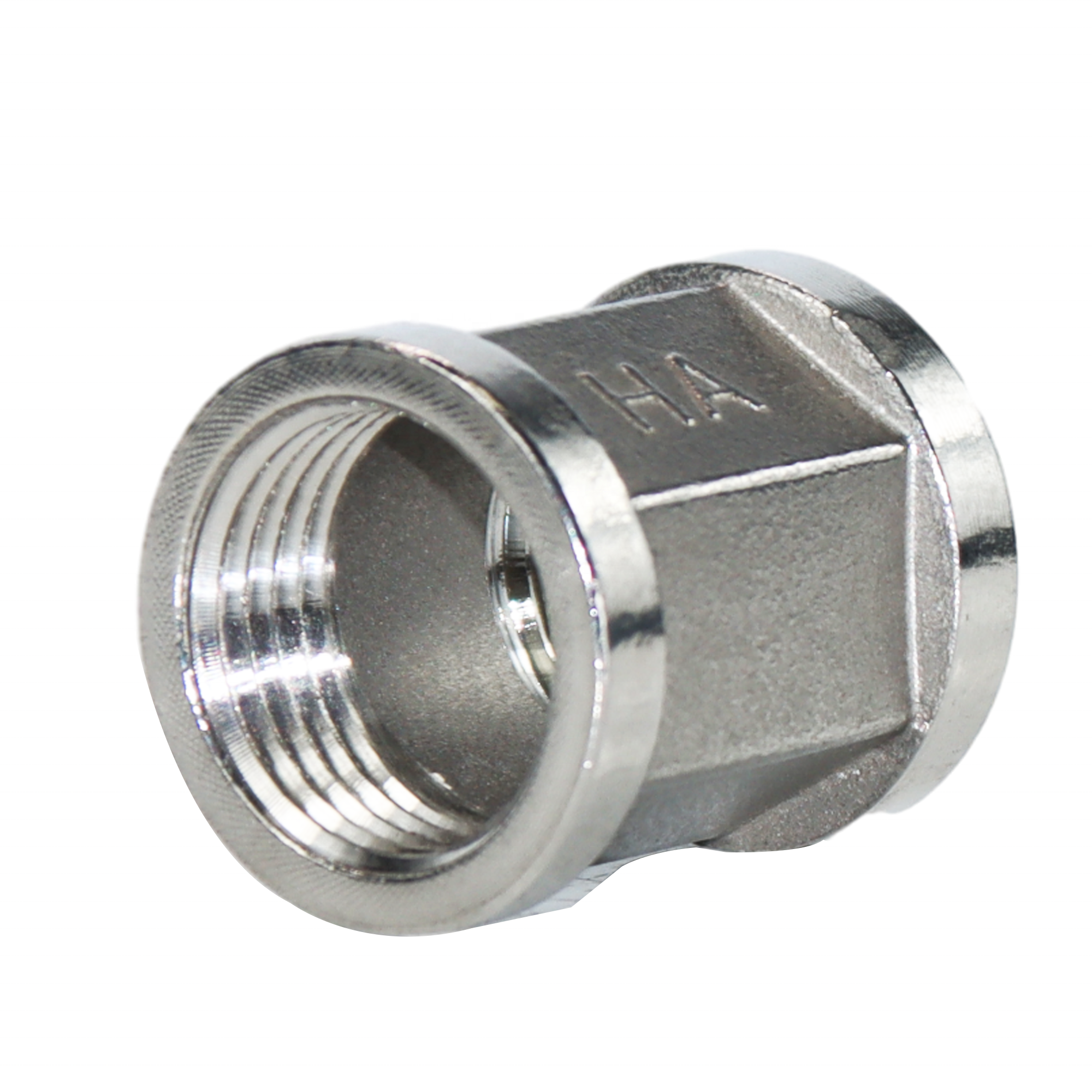 DKV Straight Connector Stainless Steel 304 Pipe Connector G 1/2in Female Thread Fitting