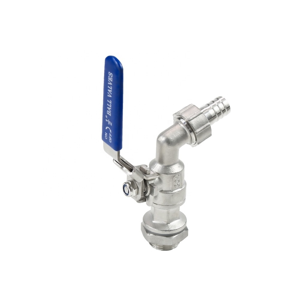 DKV Barrel Ball Valve household plumbing faucet switch ball valve thickened handle thread Stainless steel celler ball valve