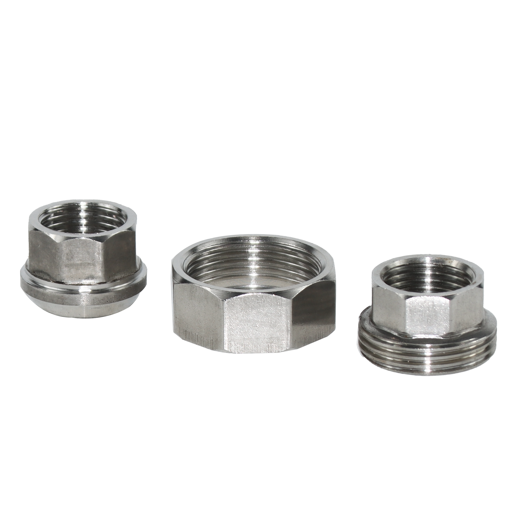 DKV NPT 3PC Union 304 Stainless Steel Cast Pipe Fitting Union Female G 3/4in Straight Octagon Union 300 PSI