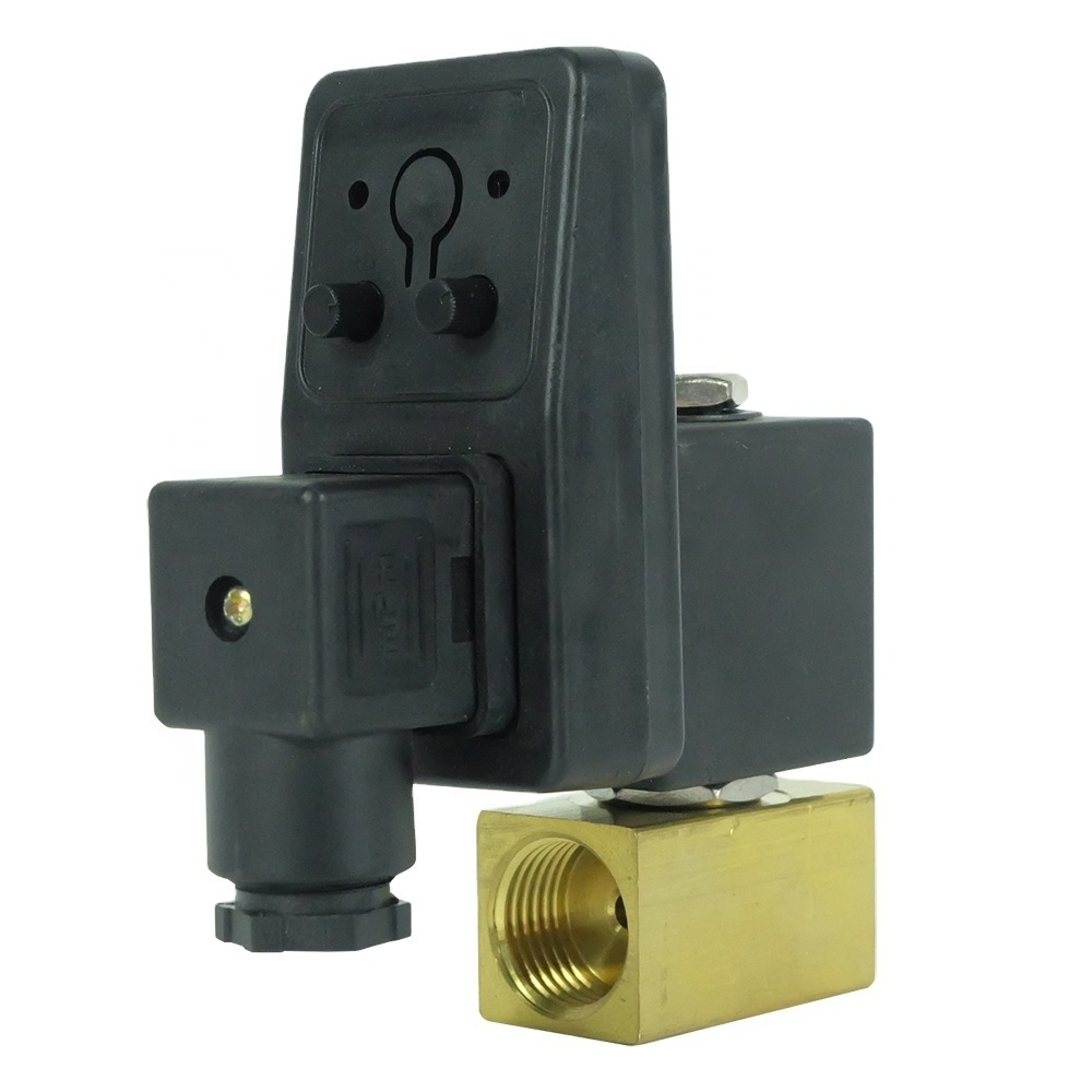 DKV Solenoid Electric Drain Valve G1/2 Dn15 Automatic Electronic Timed Drain Valve AC230V Automatic Drain Valve