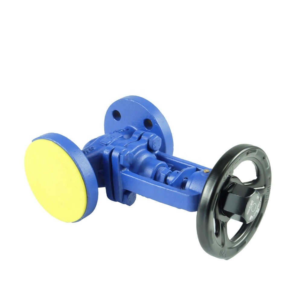 DKV carbon steel globe valve with bellow seal RF PN40 for steam and high temperature rising stem Bellows seal globe valve WCB