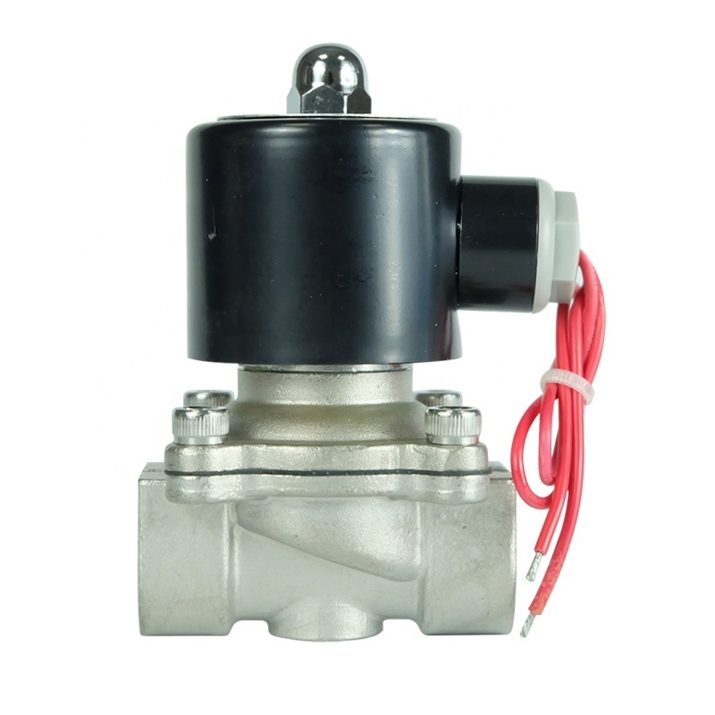 DKV 24V AC Stainless Steel Solenoid Valve Normally Closed Electric Solenoid Valve 110VAC Air Water NPT SS solenoid valve