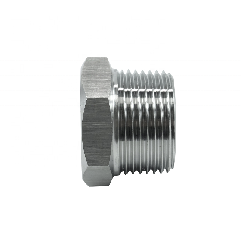 DKV M30 M13 M4 M5 M8 M6 stainless steel pipe fittings ss304/316L threaded hexagonal plug High Pressure Hex Plugs