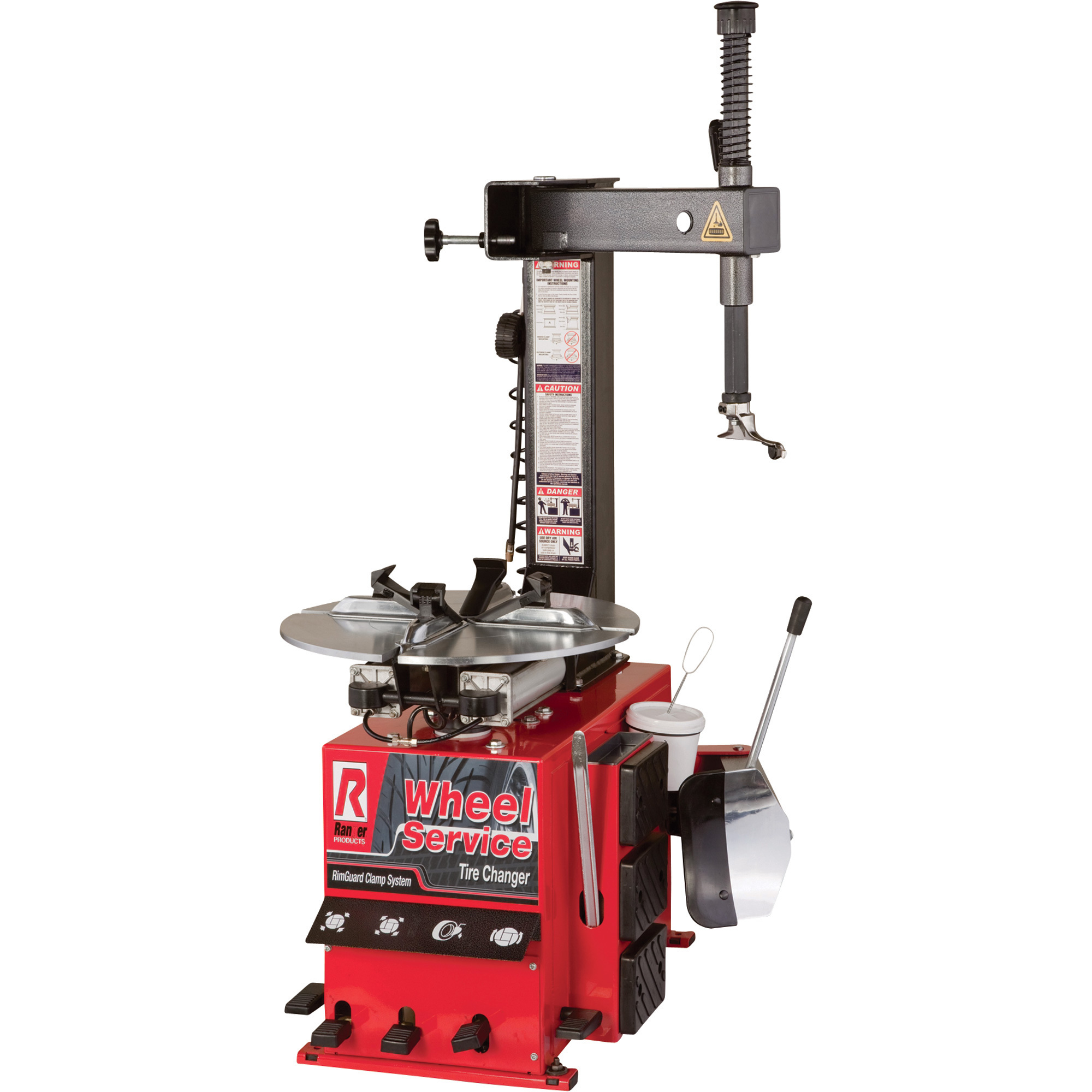 Car tire changer machines, removal and fitting, hofmann