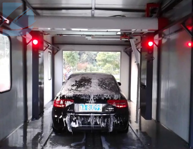 Fully automatic car wash machine price with foam, wax systems