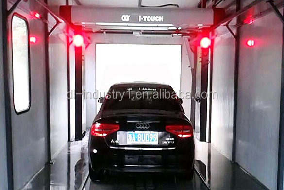 Fully automatic car wash machine price with foam, wax systems