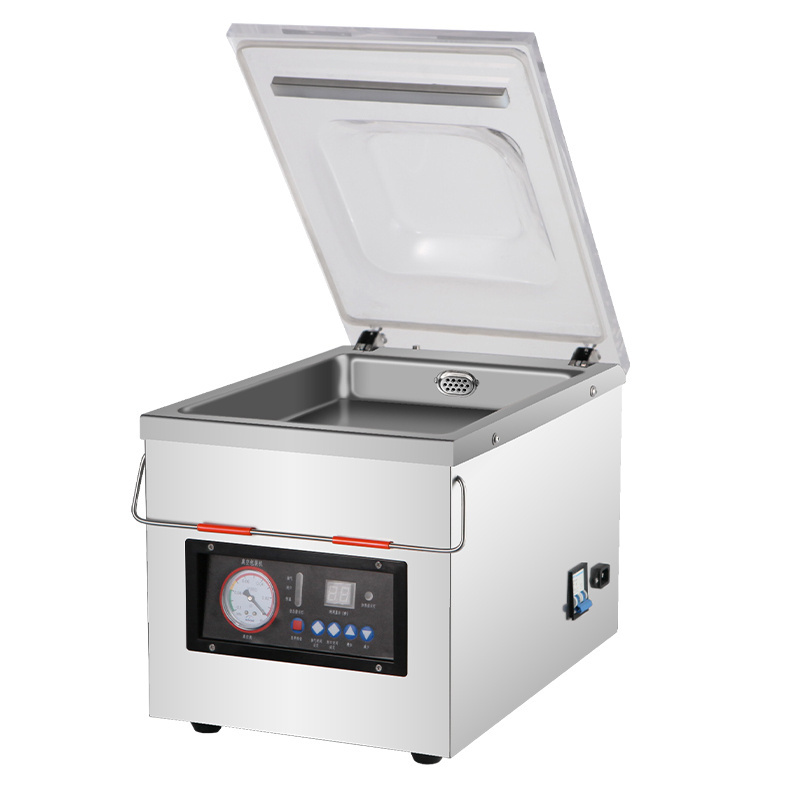 Dingli DZB-260 Automatic Vacuum Sealer Machine Single Chamber Household Vacuum Packaging Machine